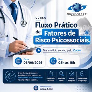 Fluxo Prático de Fatores de Risco Psicossociais - 06/06/26 - Ao Vivo pelo Zoom